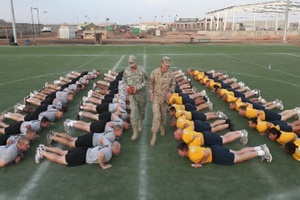 Combined Joint Task Force Horn of Africa Army Navy Game Shout Out