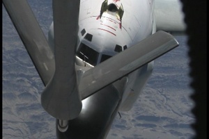 KC-135 Crew Perform an Air Refueling Mission