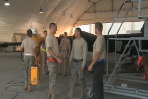 380th EAMS Prepare a U-2 Dragon Lady For Take Off