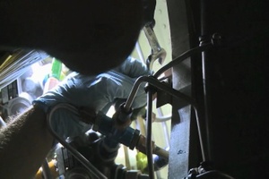 380th EAMS Maintainers Conduct Maintenance on U-2 Dragon Lady