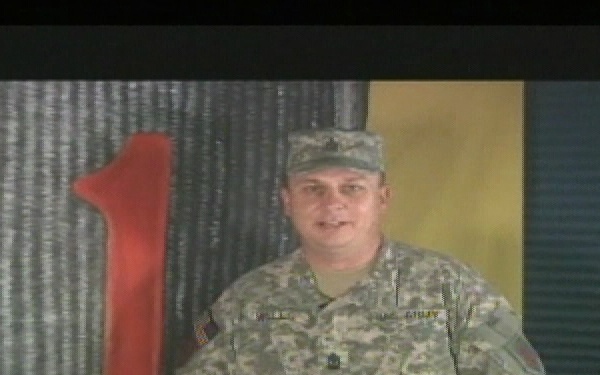 Sgt. Maj. Buddy Wells (some audio dropout)