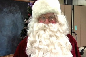 Command Sgt. Maj. Rodney Spade (as Santa)