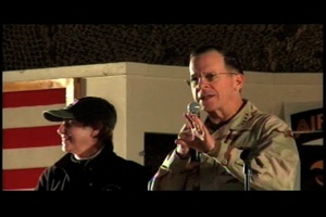 Admiral Mike Mullen Visits Bagram Air Field