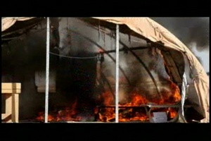 Tent Burning Sparks Interest in Fire Safety , B-roll