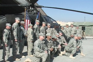 Task Force Tigershark Patch Ceremony Interview/B-roll