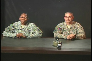 Master Sgt. Kevin Zavala and Chief Warrant Officer 2 Darlene Pittman