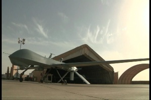 Unmanned Aerial System Flies American Pride