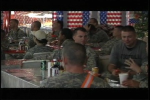 Soldiers Watch Army vs. Navy Football Game at FOB Warhorse