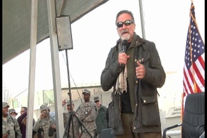USO Tour Final Stop in Afghanistan - Long