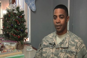 What Deployed Soldiers Miss About Being Home For the Holidays; 1st Sgt. Herrington