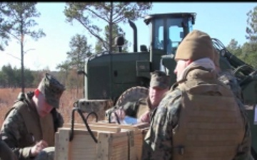 Combat Engineers Set Up a Demolition Range