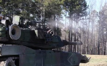 M1 Abram Tanks Conduct Training at Fort Pickett
