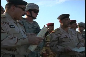 Lt. Gen. Cone Sees Iraqi Army Live Fire Exercise