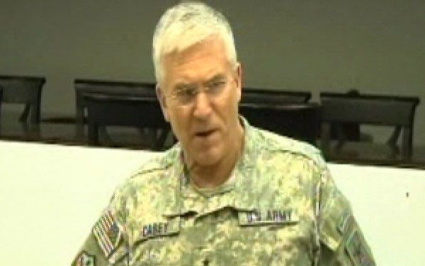Gen. George Casey Christmas Visit to Camp Liberty