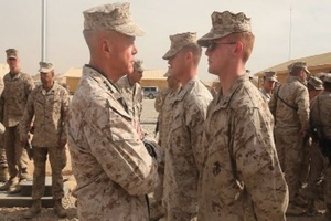 35th Commandant of the Marine Corps Spends Christmas Day with RCT-2