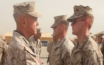 35th Commandant of the Marine Corps Spends Christmas Day with RCT-2