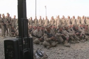Marine Leadership Visits Dehli, Afghanistan