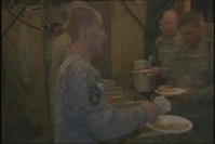 Contractors and Soldiers Prepare Christmas Dinner at FOB Wilson, Package