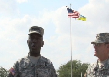 Gen. William Ward, Command Sgt. Maj. Mark Ripka AFRICOM