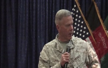 Freedom File: CMC and Sgt. Maj. Town Hall in Kabul