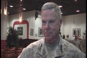 CMC and Sgt. Maj. Town Hall in Kabul
