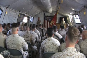 Marine leadership visits Musa Qeh'lah, Afghanistan