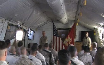 Marine leadership visits Musa Qeh'lah, Afghanistan