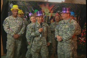 Troops from Calif. Celebrate New Year, Part 1