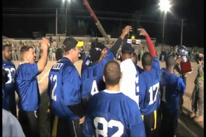 USO and Tostito's "Connect to Home" Bowl Flag Football Game, Part 4