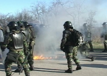 KFOR Soldiers Participate in Silver Sabre Exercise in Camp Vrelo, Kosovo