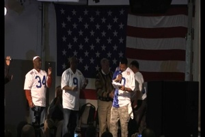 USO and Tostito's "Connect To Home" Bowl Pep Rally - Part 3 & 4