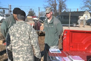 Gen. George Casey Visits Ft. Leonard Wood Tornado Damage