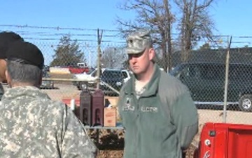 Gen. George Casey Visits Ft. Leonard Wood Tornado Damage