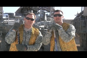 Maj. Mick Minemi and Capt Nick Donafrio Give a Shout Out to the Bayern Rangers Hockey Team