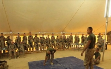 Marines Graduate MCMAP Instructor's Course in Afghanistan
