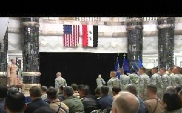 321st AEW Change of Command