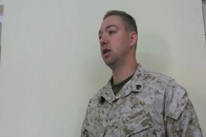 Sgt. Michael Mondt Interview about teaching land navigation to the ANA