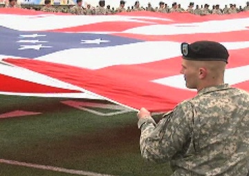 Fort Bliss Soldiers Participate in the Sun Bowl 2010
