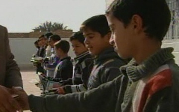 Delivering Desks to an Iraqi School