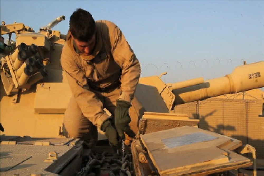 DVIDS Video M1A1 Abrams Tank Firing Rounds