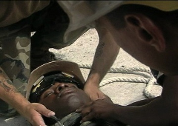 Navy Corpsman Supports Seabees