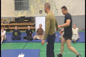 Female Service Members at Kandahar Airfield Get a Lock on Basic Self Defense - Package, Short