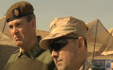 Supreme Allied Commander Europe Visits Camp Leatherneck, Afghanistan