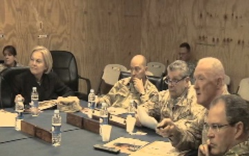Adm. James Stavridis Supreme Allied Commander Europe Visits Camp Leatherneck, Afghanistan - Part 1