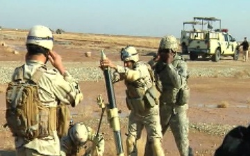 Iraqi Army Soldiers Train at KMTB's Mortar Range