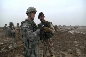 Squad Live Fire at Kirkush Military Training Base