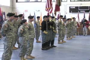 1st Infantry Division Uncasing Ceremony B-Roll