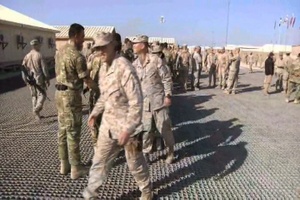 Regional Command Southwest Welcoming Royal Tongan Marines