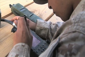 Calibrating Radios at Camp Dwyer