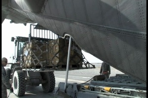 774th Expeditionary Airlift Squadron Prepares to Deliver Supplies